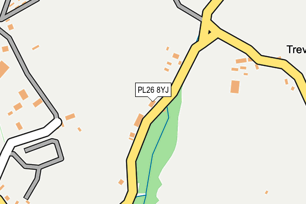PL26 8YJ map - OS OpenMap – Local (Ordnance Survey)