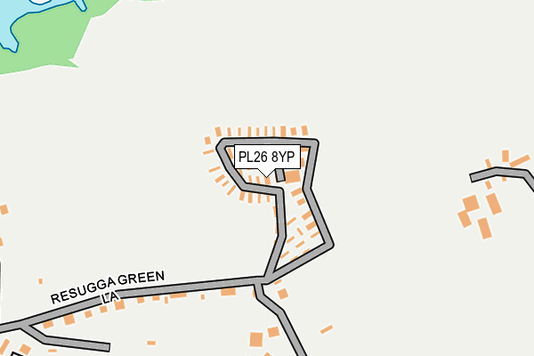 PL26 8YP map - OS OpenMap – Local (Ordnance Survey)