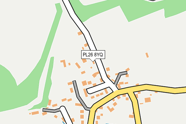 PL26 8YQ map - OS OpenMap – Local (Ordnance Survey)