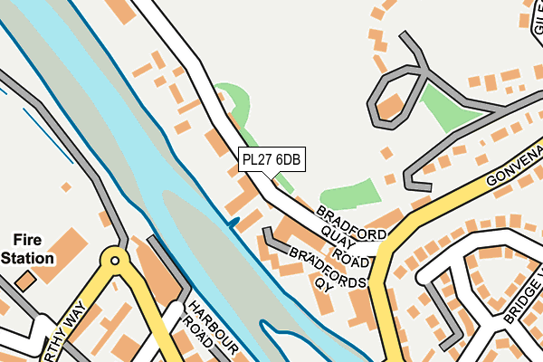 PL27 6DB map - OS OpenMap – Local (Ordnance Survey)