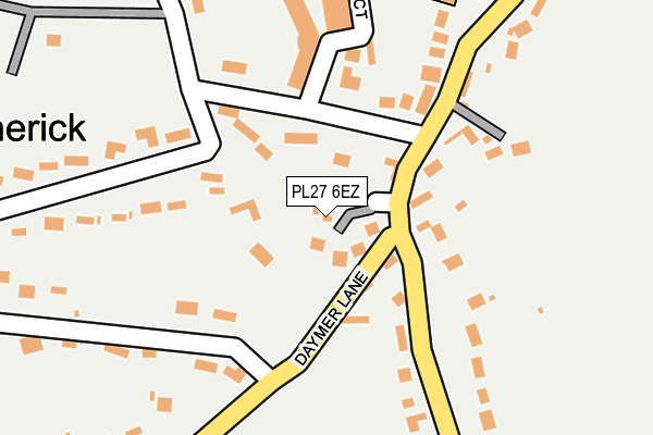 PL27 6EZ map - OS OpenMap – Local (Ordnance Survey)