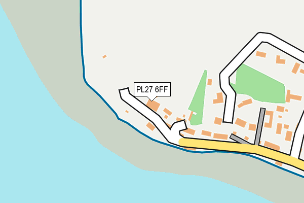 PL27 6FF map - OS OpenMap – Local (Ordnance Survey)