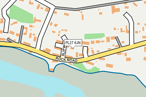 PL27 6JN map - OS OpenMap – Local (Ordnance Survey)