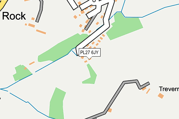 PL27 6JY map - OS OpenMap – Local (Ordnance Survey)