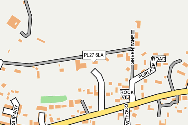 PL27 6LA map - OS OpenMap – Local (Ordnance Survey)