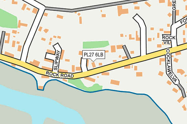 PL27 6LB map - OS OpenMap – Local (Ordnance Survey)