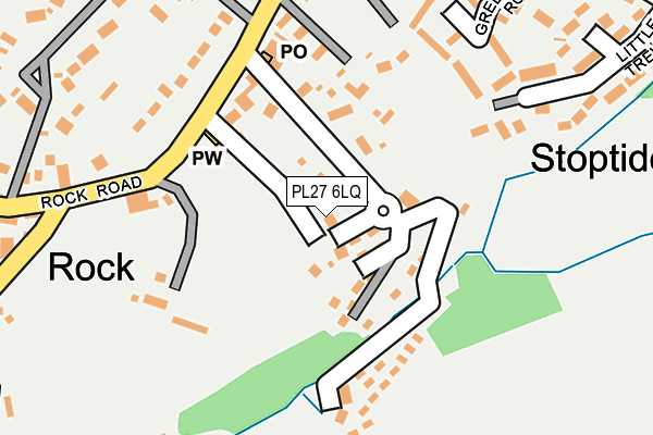 PL27 6LQ map - OS OpenMap – Local (Ordnance Survey)