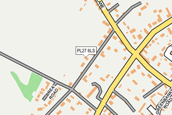 PL27 6LS map - OS OpenMap – Local (Ordnance Survey)