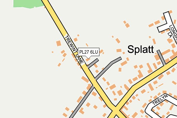 PL27 6LU map - OS OpenMap – Local (Ordnance Survey)