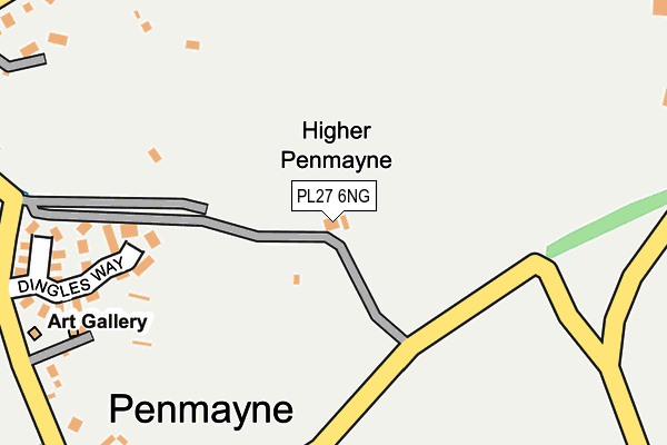PL27 6NG map - OS OpenMap – Local (Ordnance Survey)