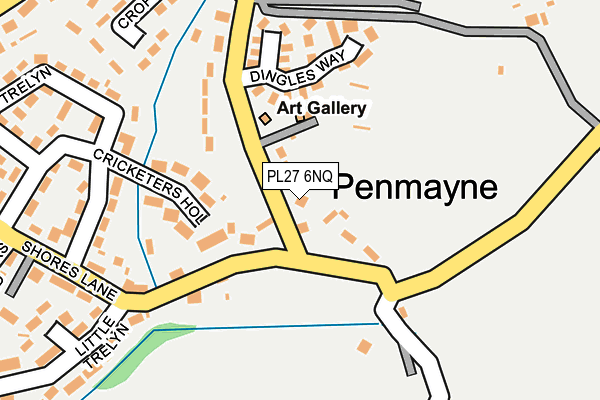 PL27 6NQ map - OS OpenMap – Local (Ordnance Survey)