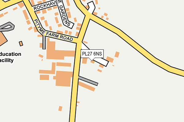 PL27 6NS map - OS OpenMap – Local (Ordnance Survey)