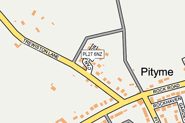 PL27 6NZ map - OS OpenMap – Local (Ordnance Survey)