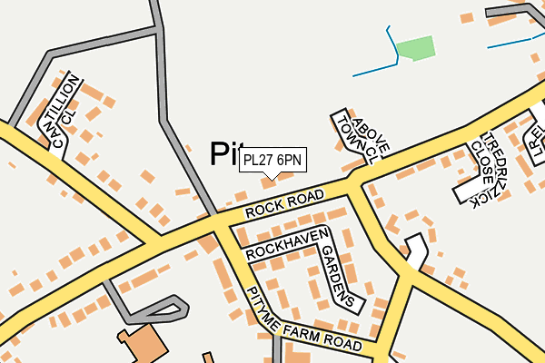 PL27 6PN map - OS OpenMap – Local (Ordnance Survey)