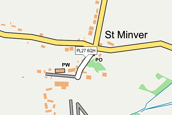 PL27 6QH map - OS OpenMap – Local (Ordnance Survey)