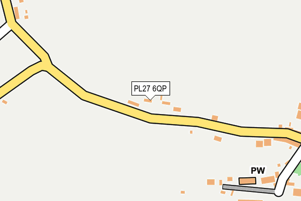 PL27 6QP map - OS OpenMap – Local (Ordnance Survey)