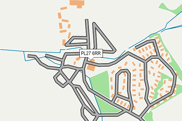 PL27 6RR map - OS OpenMap – Local (Ordnance Survey)