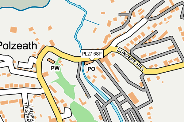 PL27 6SP map - OS OpenMap – Local (Ordnance Survey)
