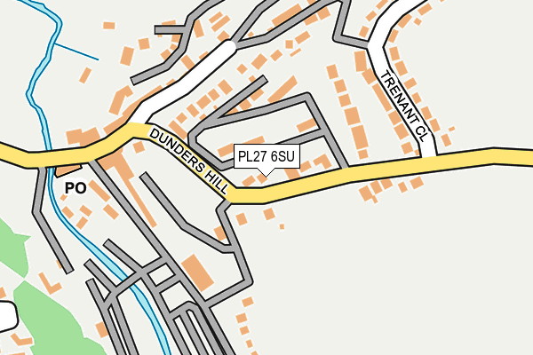 PL27 6SU map - OS OpenMap – Local (Ordnance Survey)