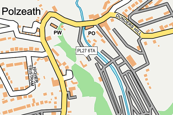 PL27 6TA map - OS OpenMap – Local (Ordnance Survey)