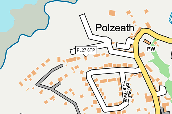 PL27 6TP map - OS OpenMap – Local (Ordnance Survey)
