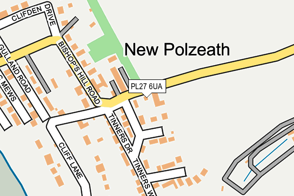 PL27 6UA map - OS OpenMap – Local (Ordnance Survey)