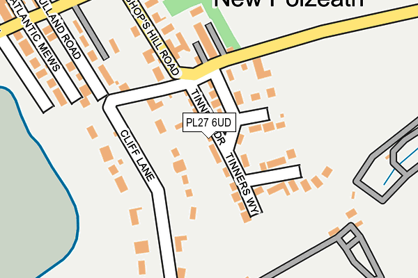 PL27 6UD map - OS OpenMap – Local (Ordnance Survey)