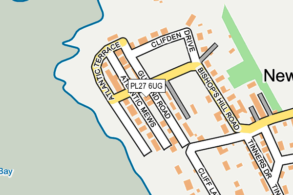 PL27 6UG map - OS OpenMap – Local (Ordnance Survey)