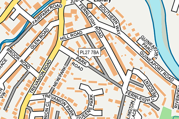 PL27 7BA map - OS OpenMap – Local (Ordnance Survey)