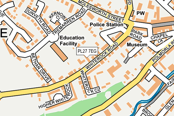 PL27 7EG map - OS OpenMap – Local (Ordnance Survey)