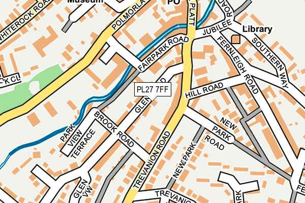 PL27 7FF map - OS OpenMap – Local (Ordnance Survey)