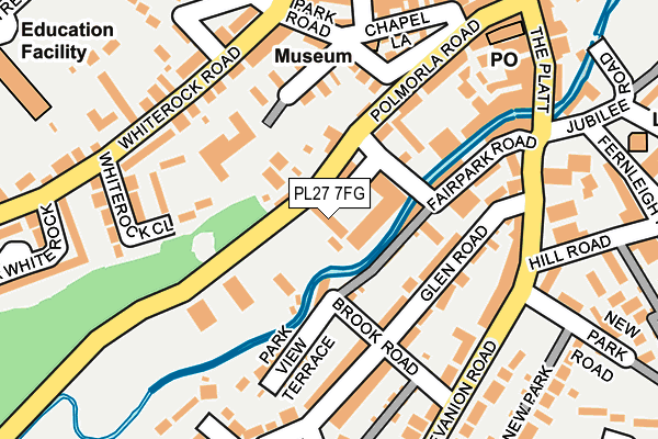 PL27 7FG map - OS OpenMap – Local (Ordnance Survey)