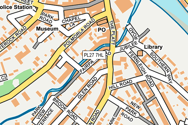 PL27 7HL map - OS OpenMap – Local (Ordnance Survey)