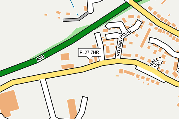 PL27 7HR map - OS OpenMap – Local (Ordnance Survey)