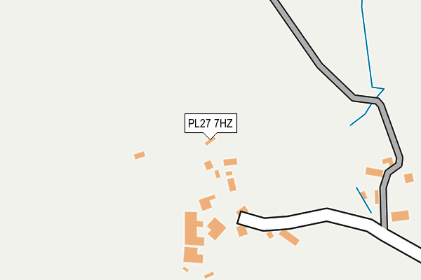 PL27 7HZ map - OS OpenMap – Local (Ordnance Survey)