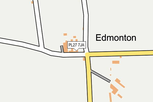 PL27 7JA map - OS OpenMap – Local (Ordnance Survey)
