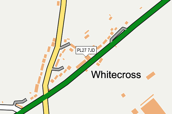 PL27 7JD map - OS OpenMap – Local (Ordnance Survey)