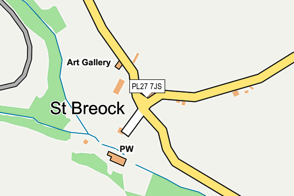 PL27 7JS map - OS OpenMap – Local (Ordnance Survey)