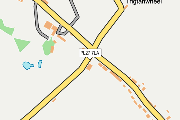 PL27 7LA map - OS OpenMap – Local (Ordnance Survey)