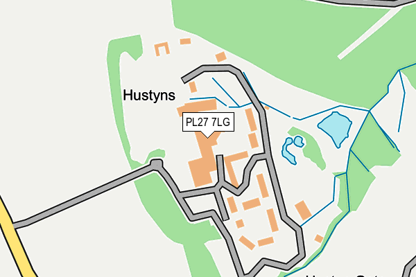 PL27 7LG map - OS OpenMap – Local (Ordnance Survey)