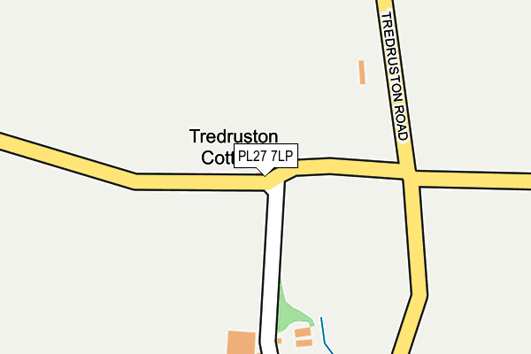 PL27 7LP map - OS OpenMap – Local (Ordnance Survey)