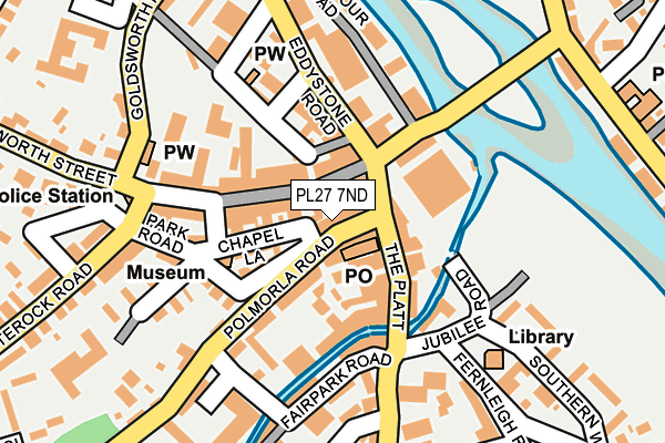 PL27 7ND map - OS OpenMap – Local (Ordnance Survey)