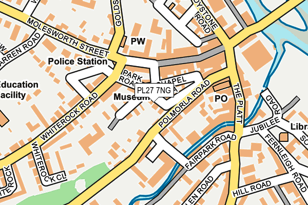 PL27 7NG map - OS OpenMap – Local (Ordnance Survey)