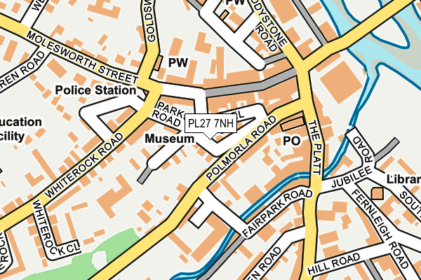 PL27 7NH map - OS OpenMap – Local (Ordnance Survey)
