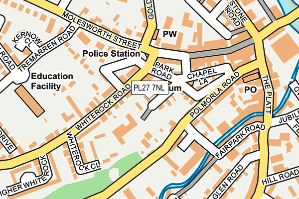 PL27 7NL map - OS OpenMap – Local (Ordnance Survey)