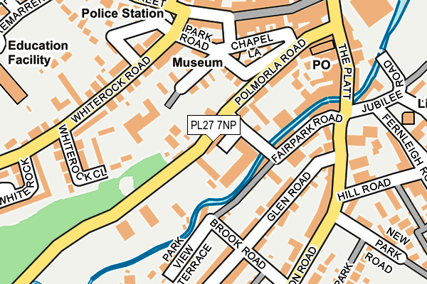 PL27 7NP map - OS OpenMap – Local (Ordnance Survey)