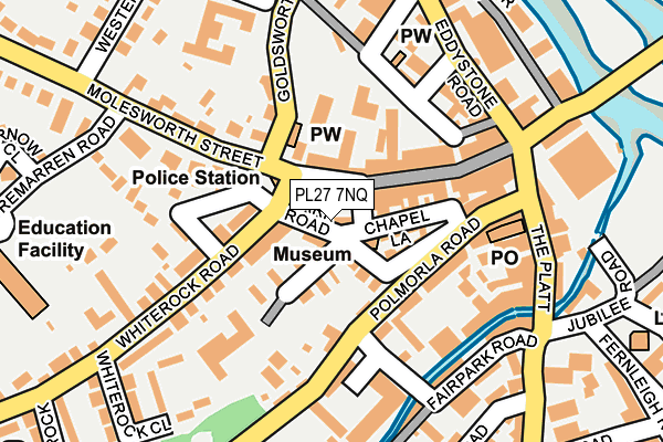 PL27 7NQ map - OS OpenMap – Local (Ordnance Survey)