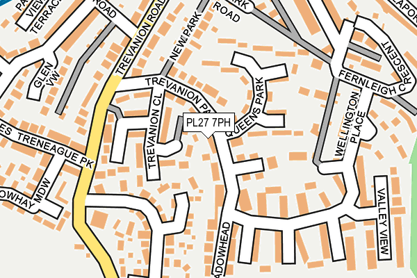 PL27 7PH map - OS OpenMap – Local (Ordnance Survey)