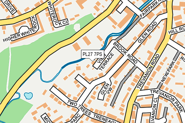 PL27 7PS map - OS OpenMap – Local (Ordnance Survey)