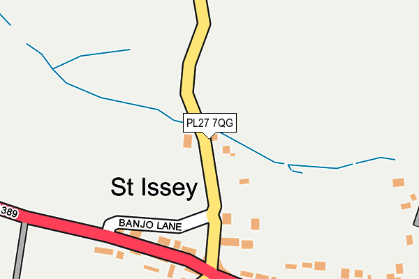 PL27 7QG map - OS OpenMap – Local (Ordnance Survey)